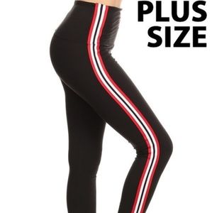 Legging Depot Love it  Black Stripe leggings